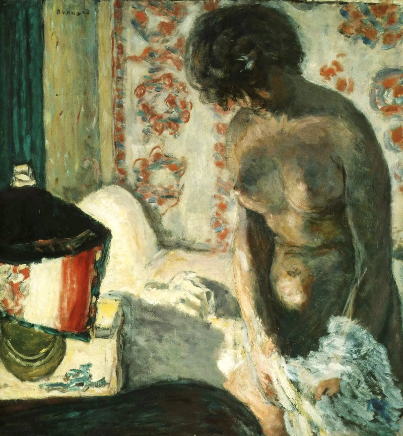 Nu bij de lamp - Pierre Bonnard