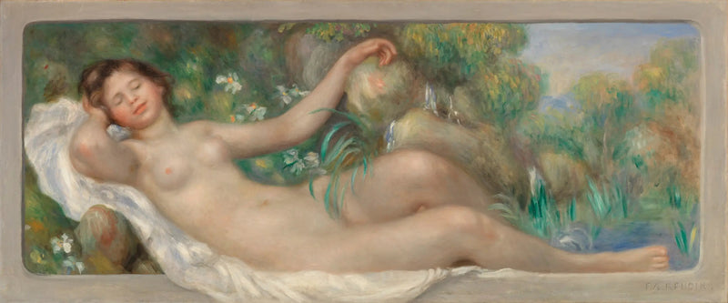 Nu uitgestrekt (De Bron) - Pierre-Auguste Renoir