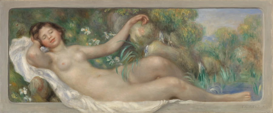Nu uitgestrekt (De Bron) - Pierre-Auguste Renoir