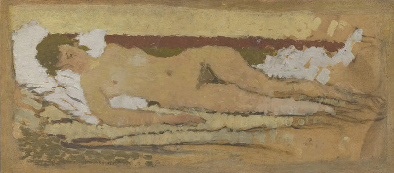Nu liggend - Pierre Bonnard