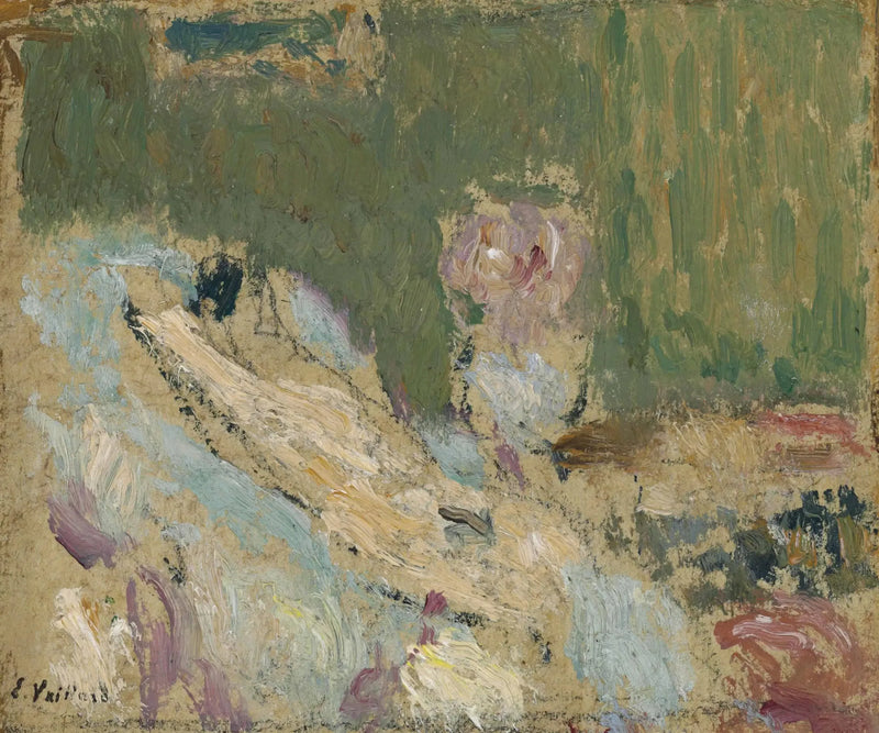 Nu languit op een bank - Édouard Vuillard