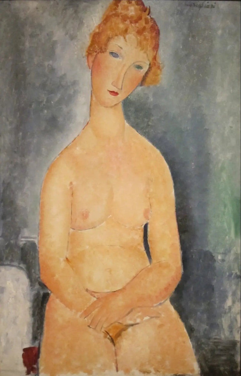 Nu zittend - Amedeo Modigliani