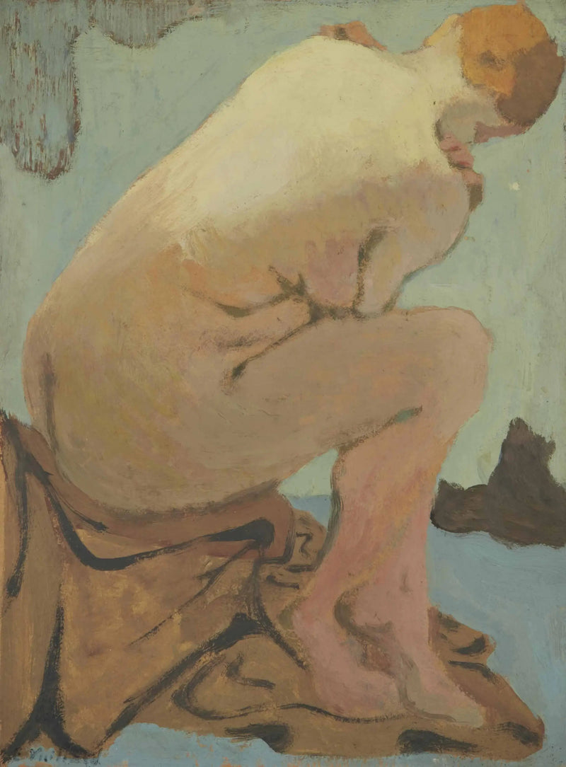 Nu zittend - Édouard Vuillard