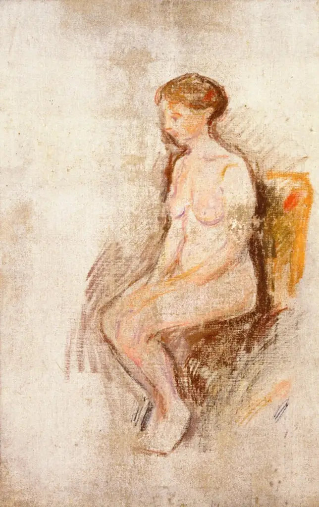 Nu zittend - Edvard Munch