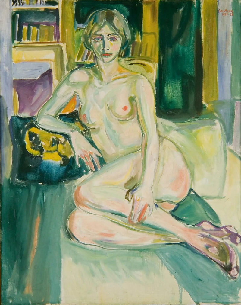 Nu, zittend op de bank - Edvard Munch