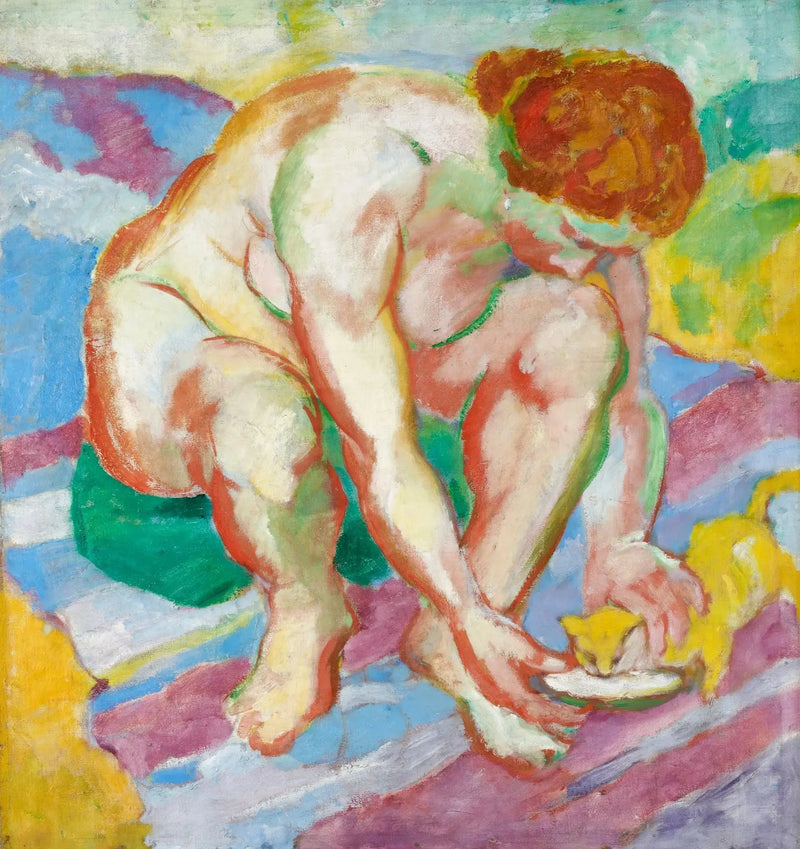 Nu aan de kat - Franz Marc