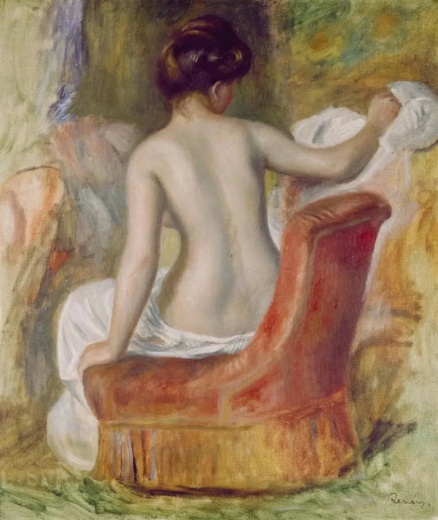 Nu in de fauteuil - Pierre-Auguste Renoir