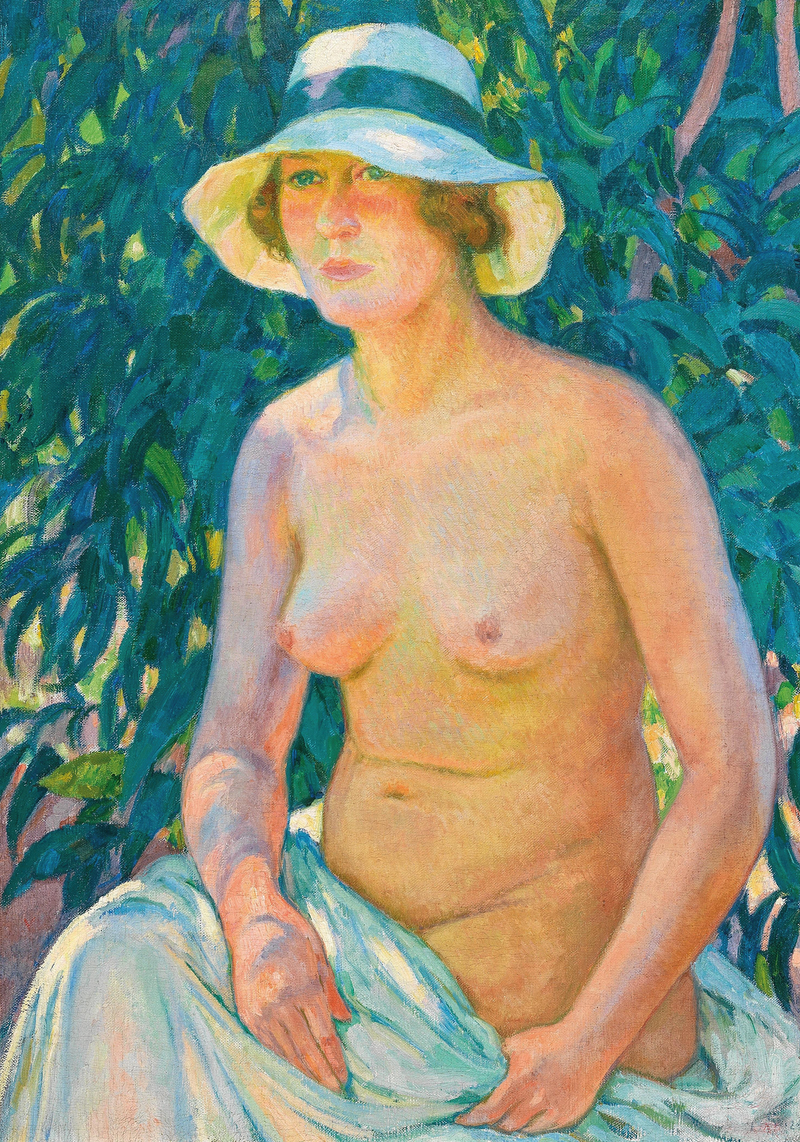 Nu in Panama, van voren - Théo van Rysselberghe