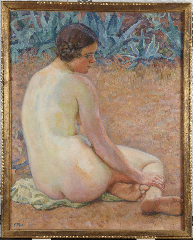 Nu aux agaves - Théo van Rysselberghe