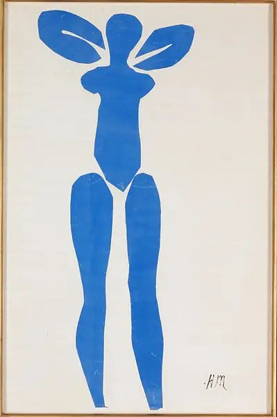 Reproduction du tableau « Nu bleu debout - Henri Matisse » par Alpha Reproduction en peinture à l’huile