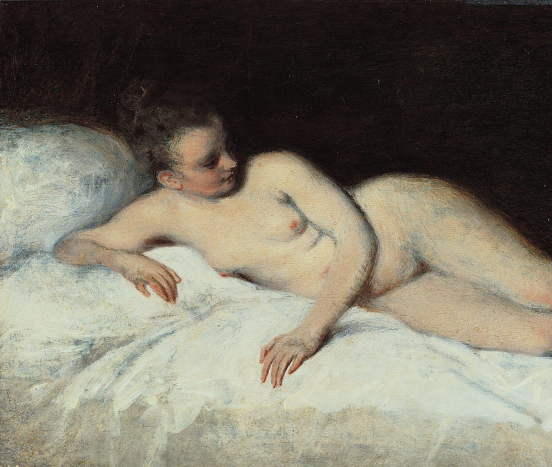 Nu liggend - Antoine Watteau