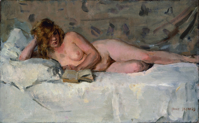 Nu slapend (Sjaantje van Ingen) - Isaac Israëls