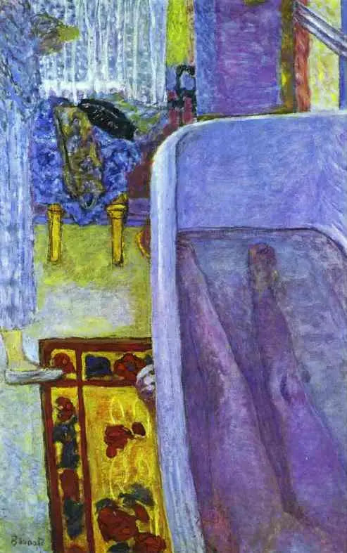 Nu in het bad - Pierre Bonnard