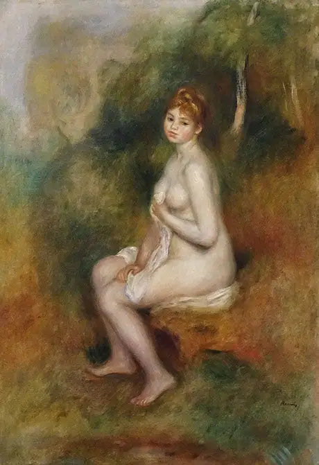 Nu in een landschap - Pierre-Auguste Renoir