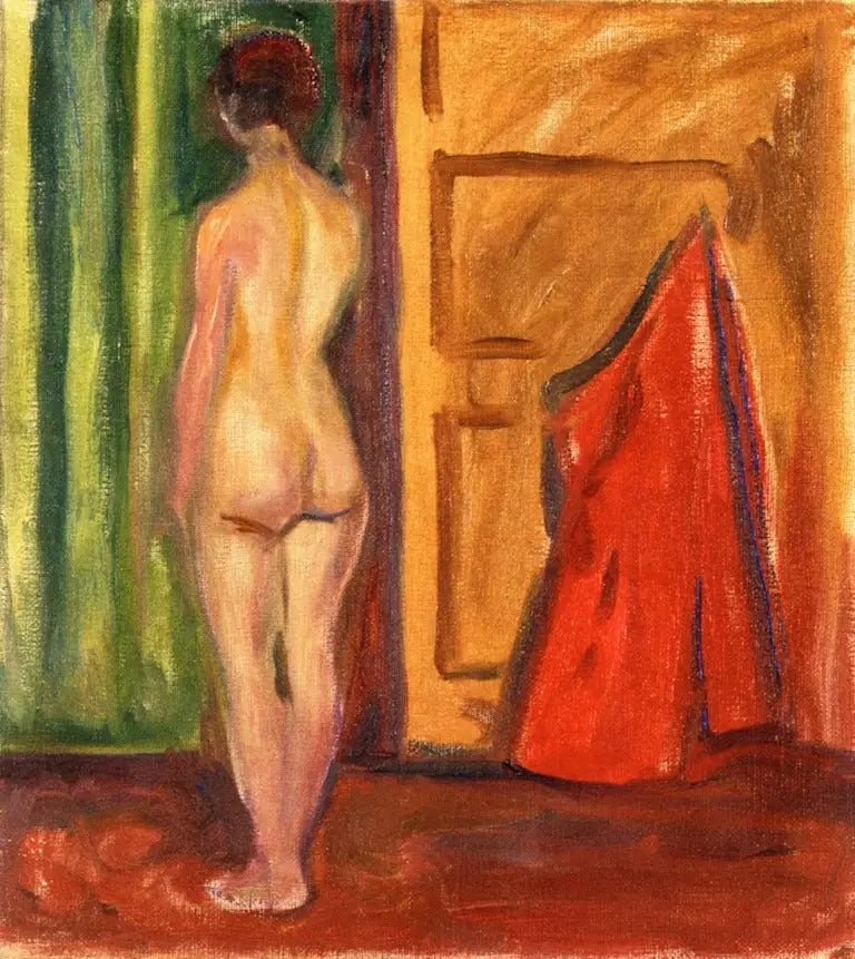 Nu de rug - Edvard Munch