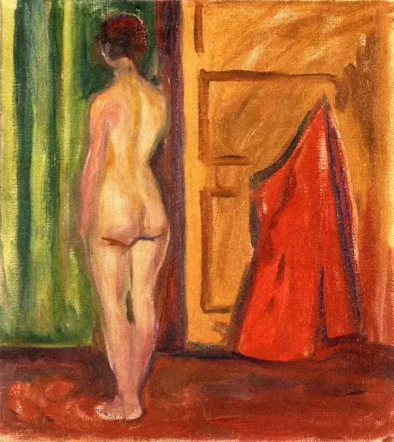 Nu de rug - Edvard Munch