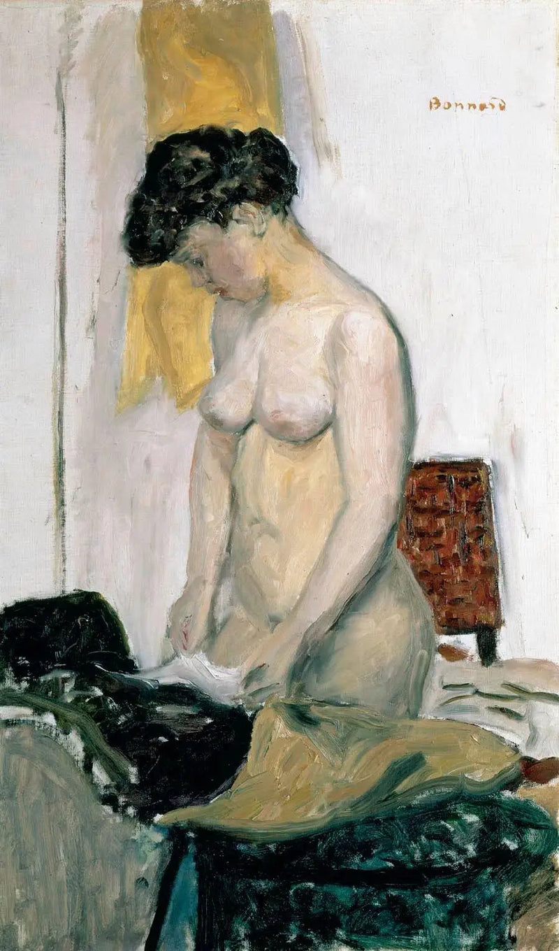 Nu staand, in profiel - Pierre Bonnard