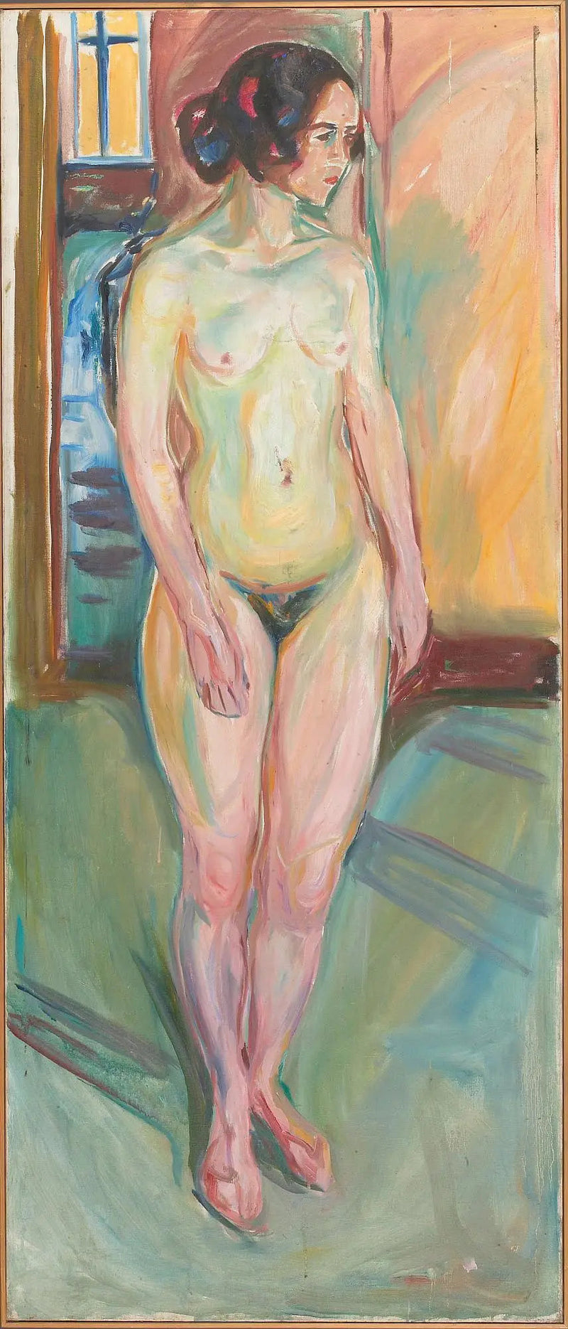 Nu staand: middag - Edvard Munch