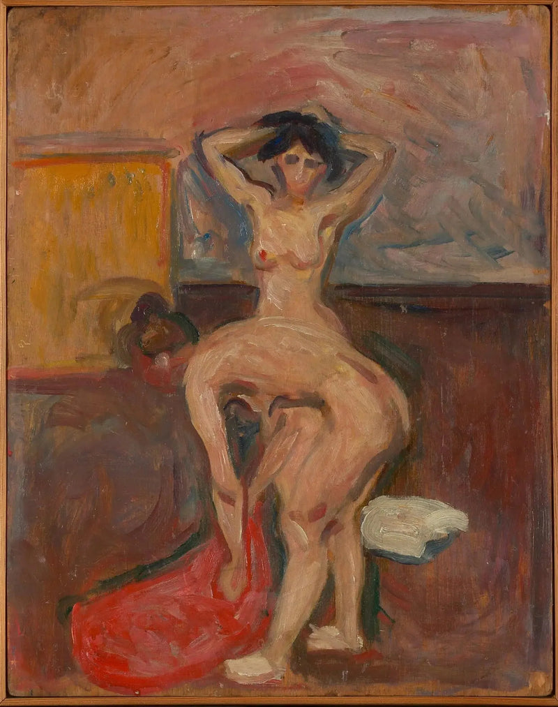 Nu staand leunend - Edvard Munch