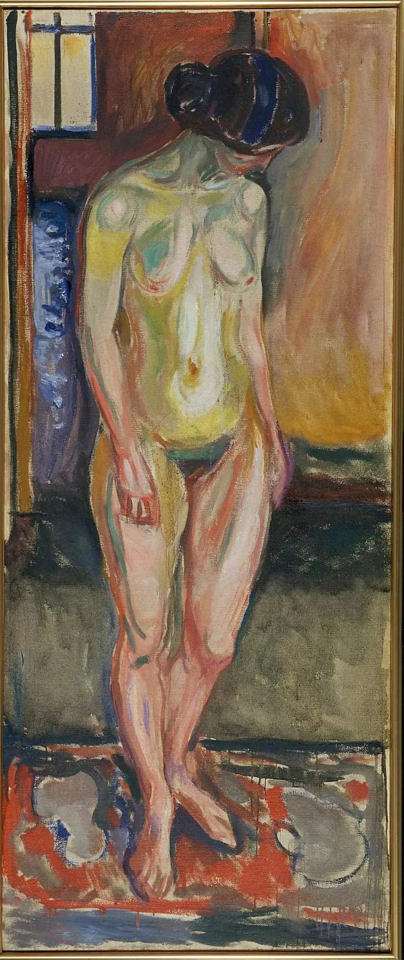 Nu staand: avond - Edvard Munch