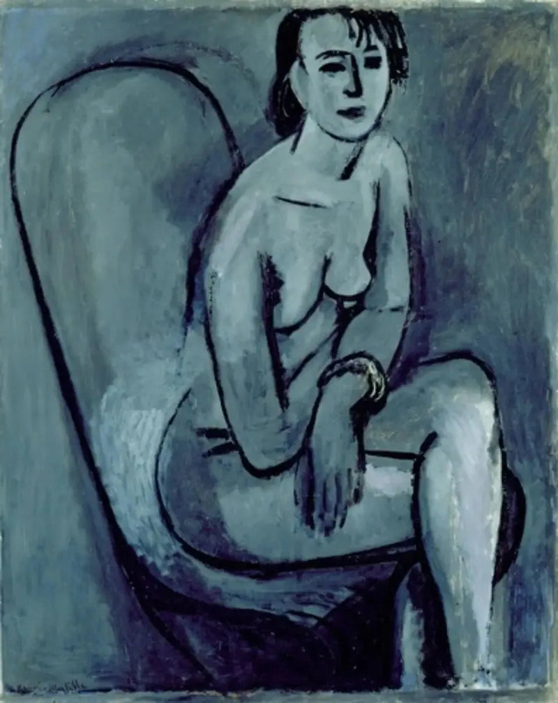 Grijze nu met armband - Henri Matisse