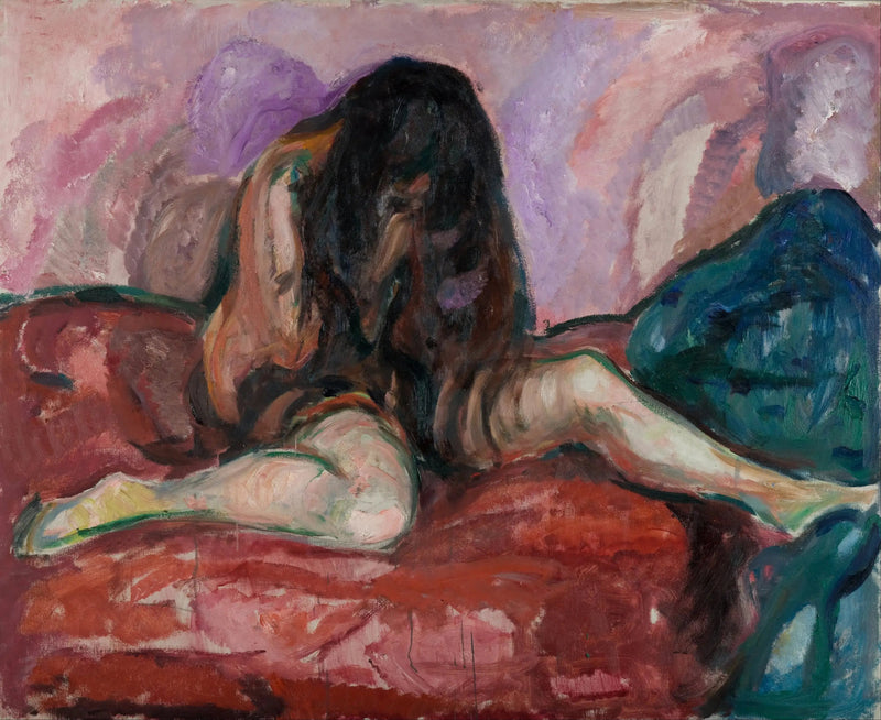 Nu huilend - Edvard Munch