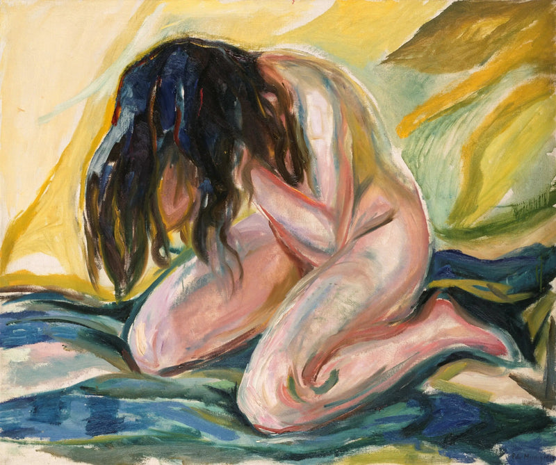 Nu huilend - Edvard Munch