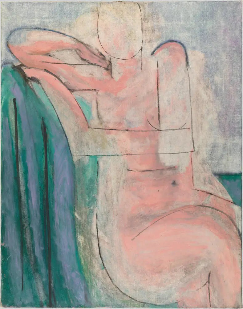 Zittende Roze - Henri Matisse