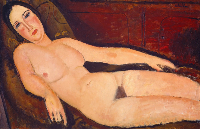 Nu op een divan - Amedeo Modigliani