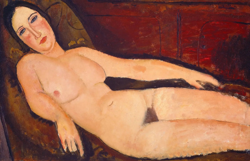 Nu op een divan - Amedeo Modigliani