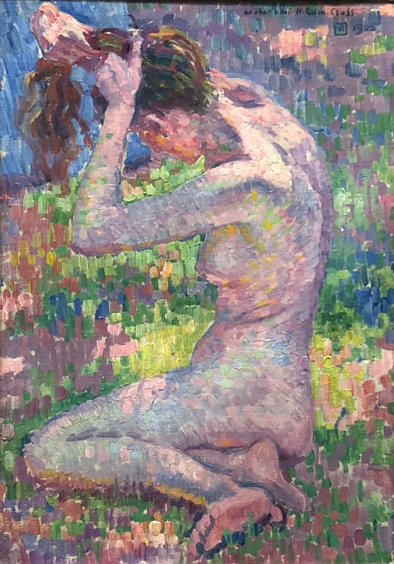 nude zithoek - Théo van Rysselberghe
