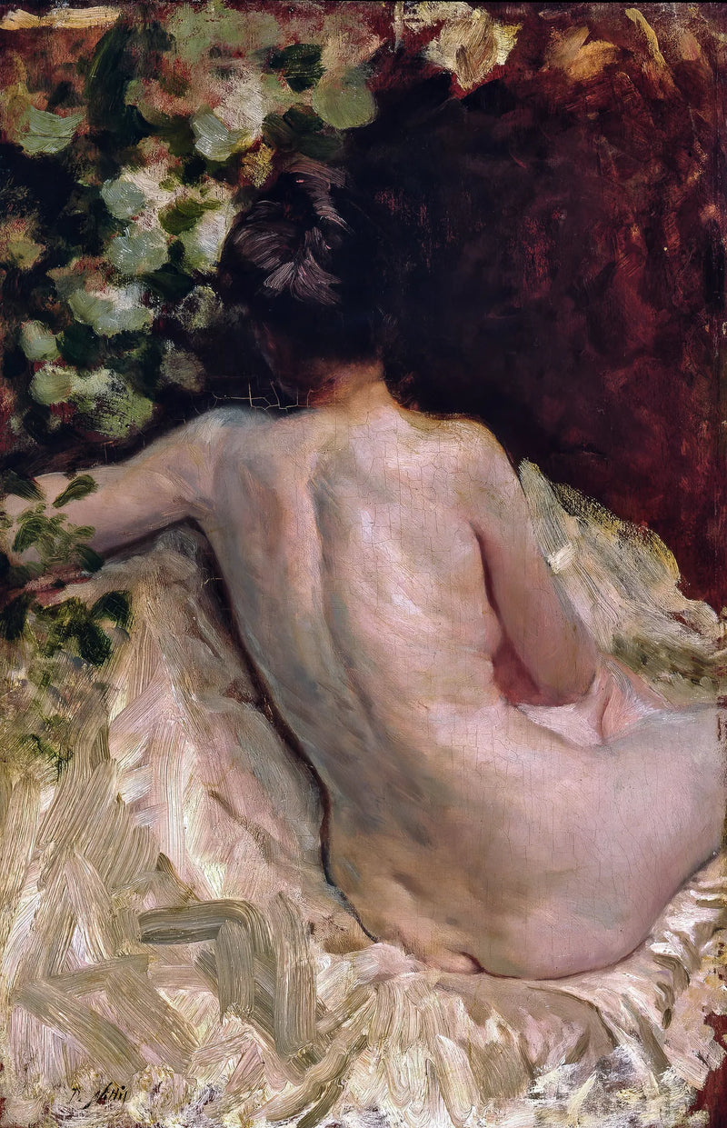 Nake rug (Léontine) - Giuseppe De Nittis
