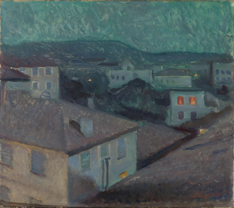 Nacht in Nice - Edvard Munch