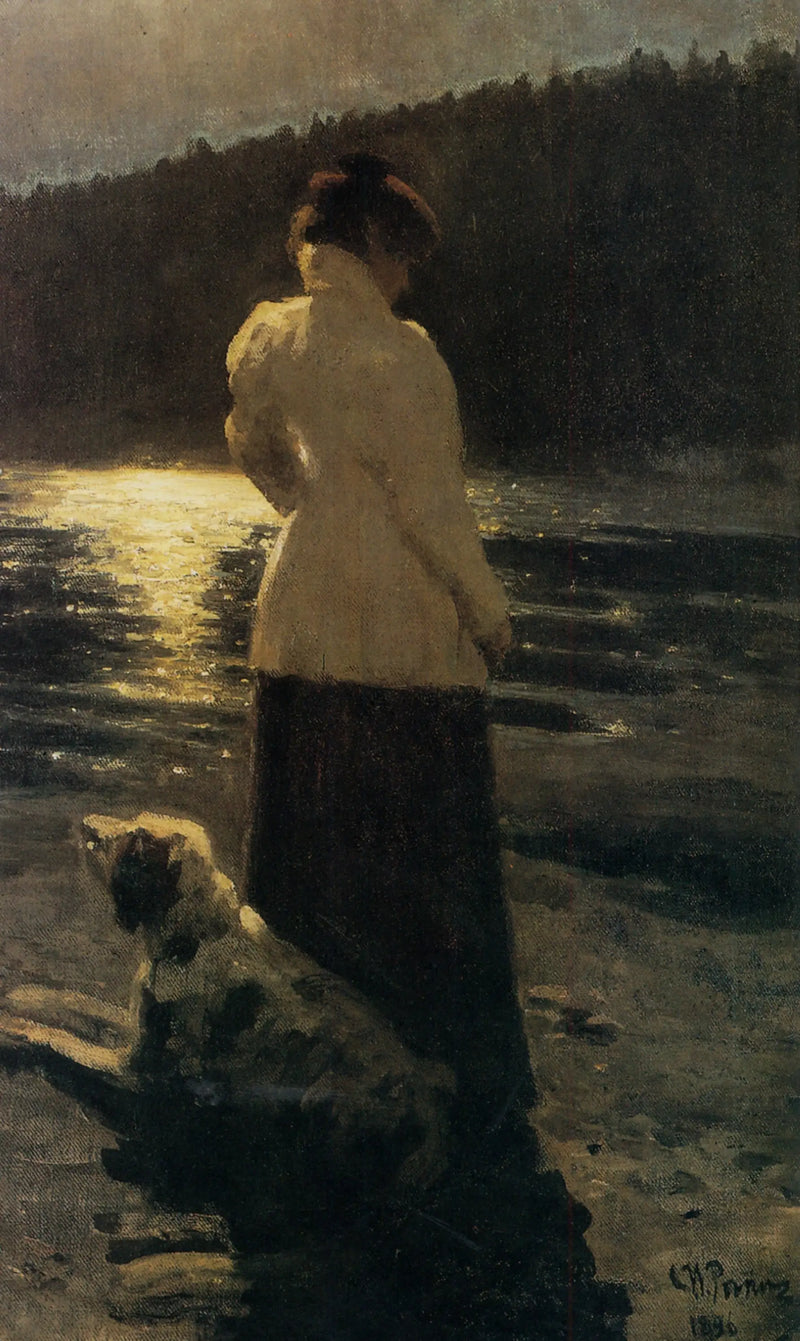 Nacht in het maanlicht. Zdravnevo - Ilya Repin