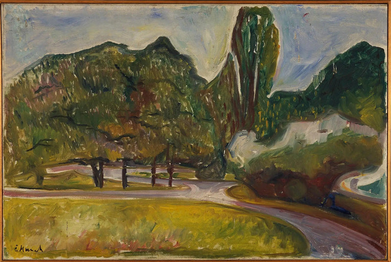 Zomeravond in Studenterlunden - Edvard Munch