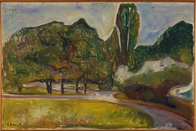 Zomeravond in Studenterlunden - Edvard Munch
