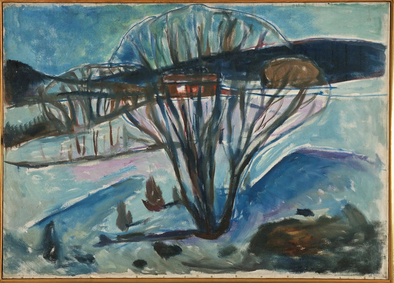 Winternacht - Edvard Munch