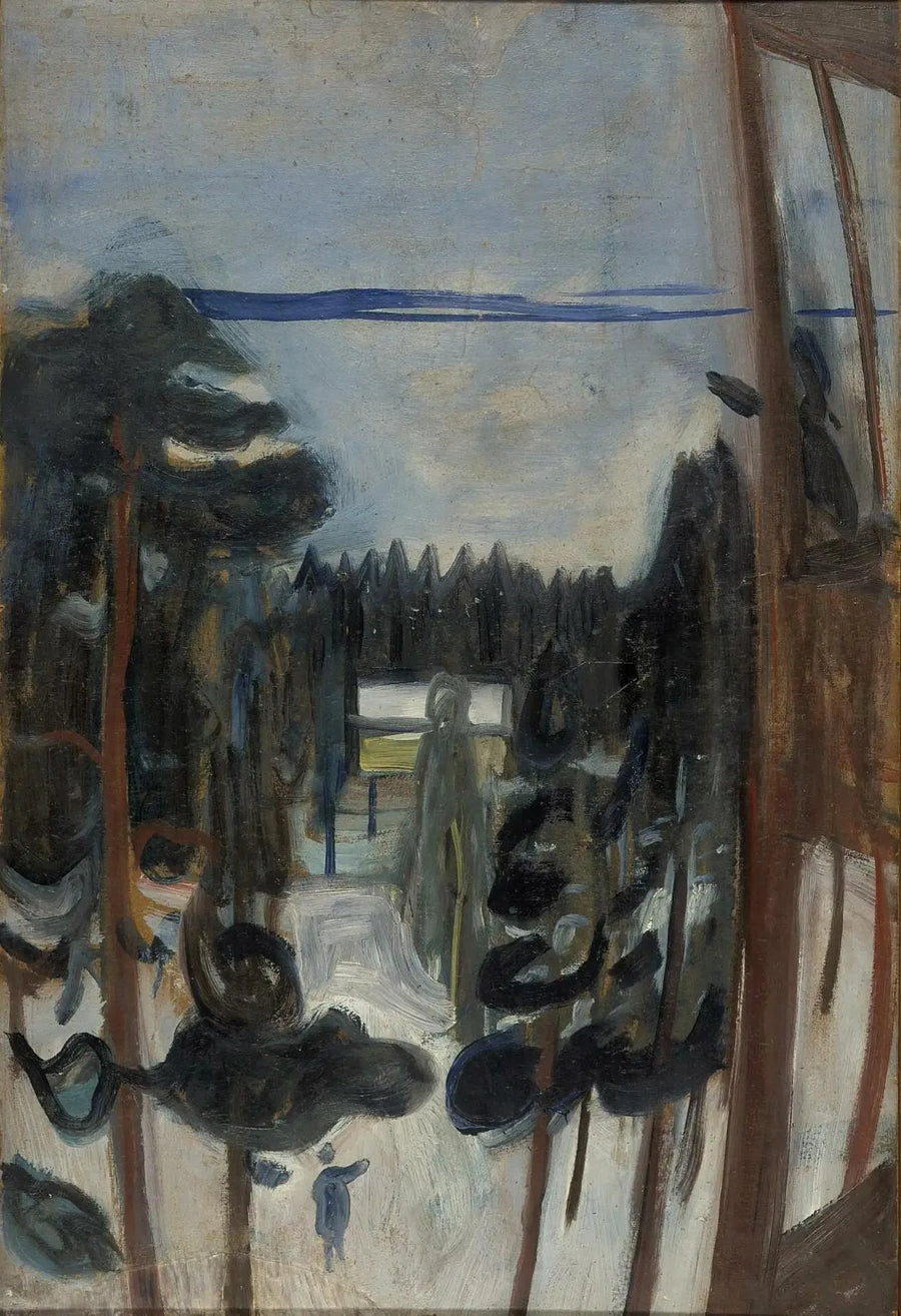 Winternacht - Edvard Munch