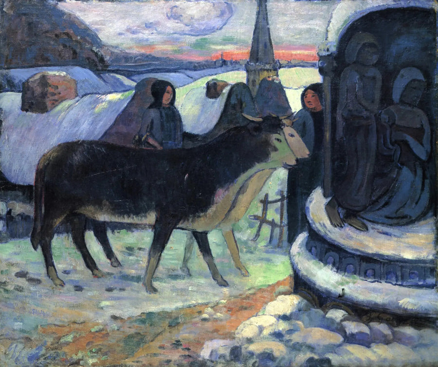 Kerstavond, De zegen van de runderen - Paul Gauguin