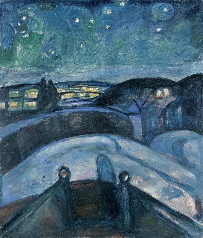 Sterrennacht - Edvard Munch