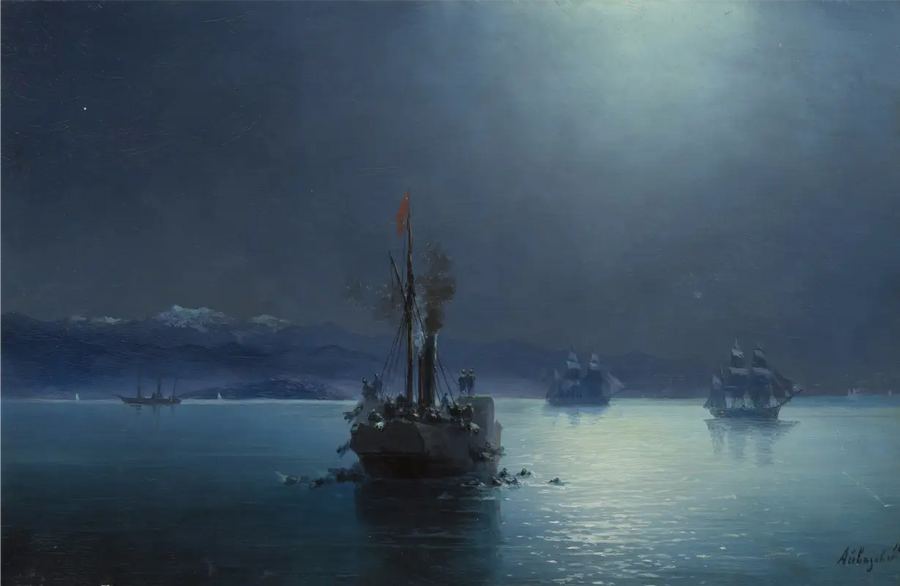 Rustige nacht: Armeniërs overboord gegooid vanaf Turkse schepen - Ivan Aïvazovski

Source:
Nuit tranquille : des Arméniens jetés par-dessus bord depuis des navires turcs - Ivan Aïvazovski