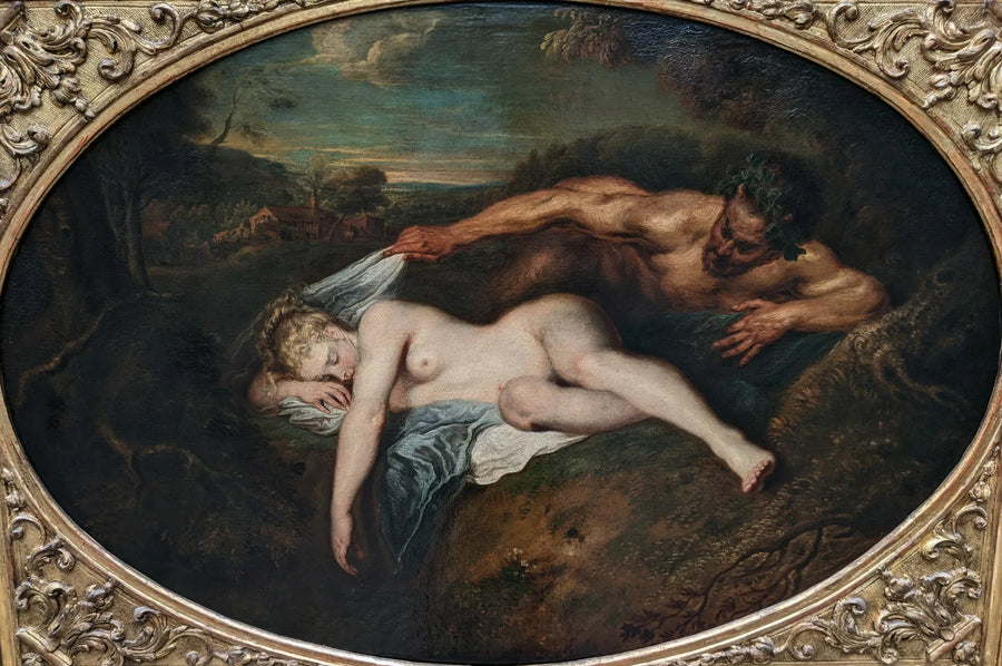 Nymphe en Satyr - Antoine Watteau
