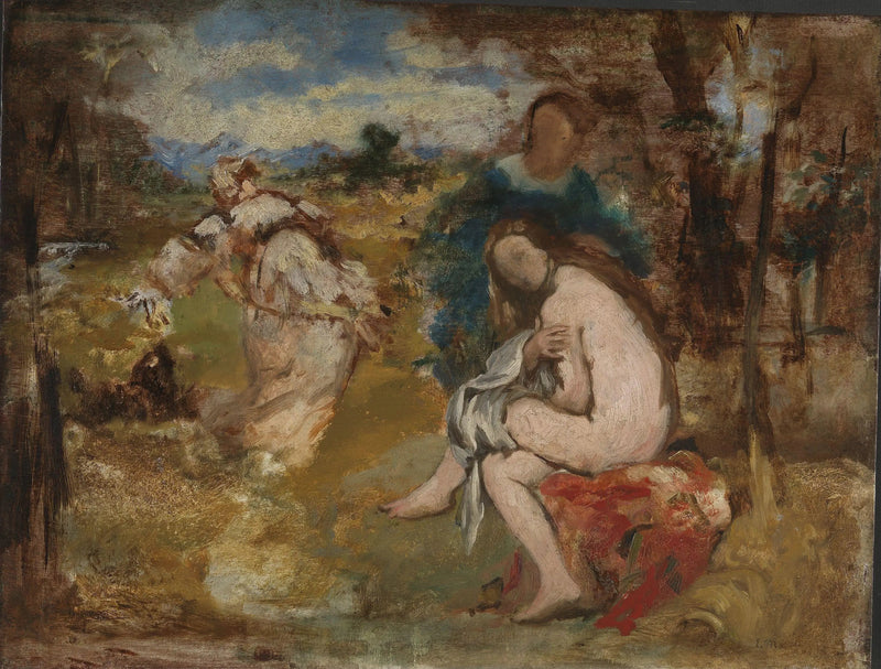 Verraste Nymphe - Édouard Manet