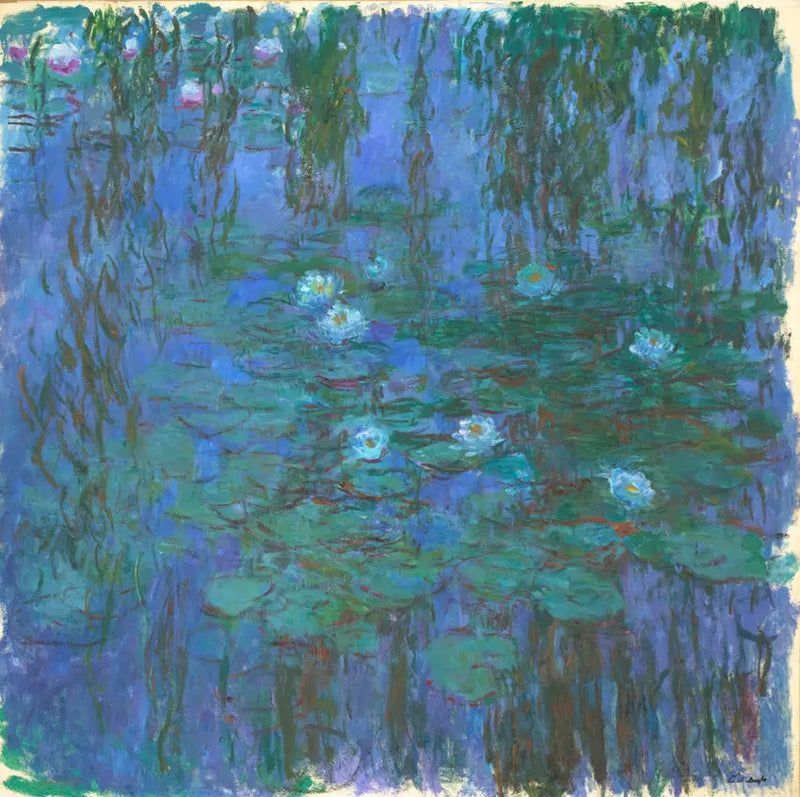 Blauwe waterlelies - Claude Monet