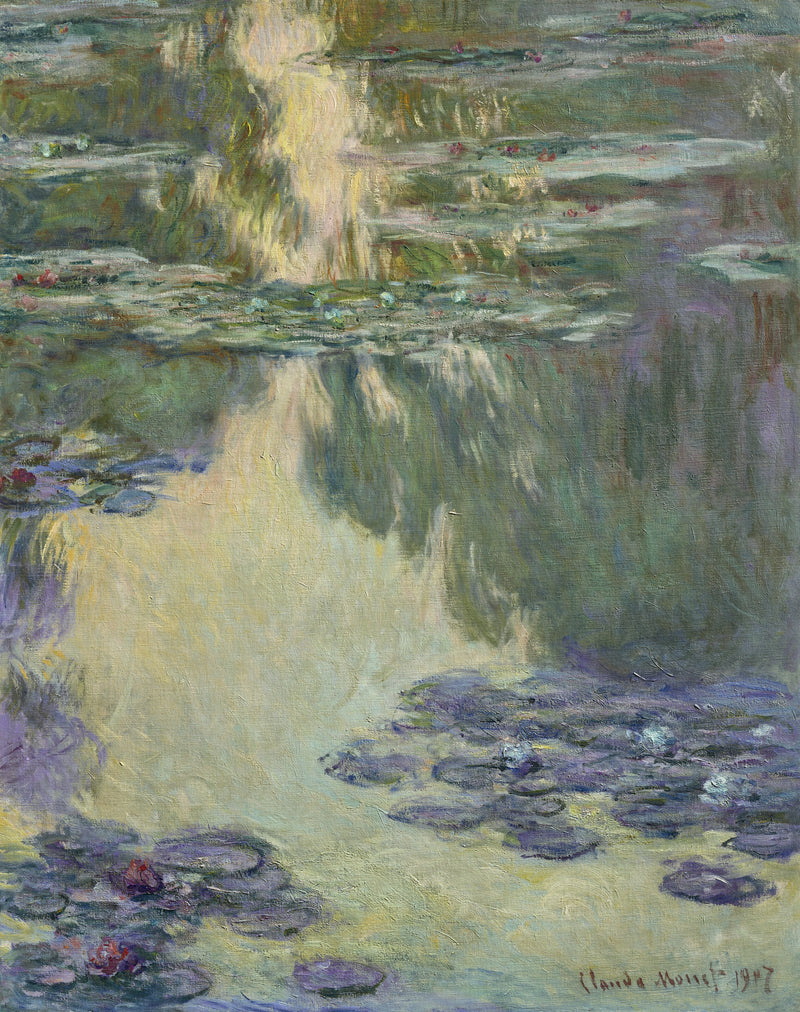 Waterlelies W1706, oude Kawamura collectie - Claude Monet