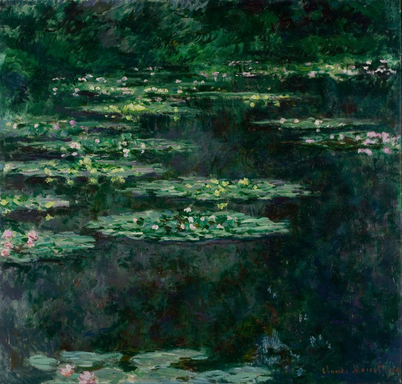 De waterlelies W1664 - Claude Monet