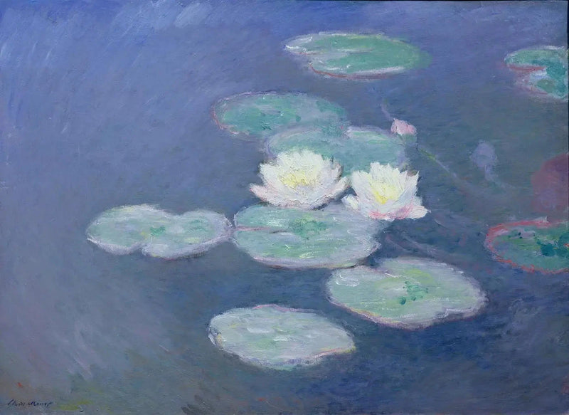 Waterlelies, avondeffect, Marmottan W1504 - Claude Monet
