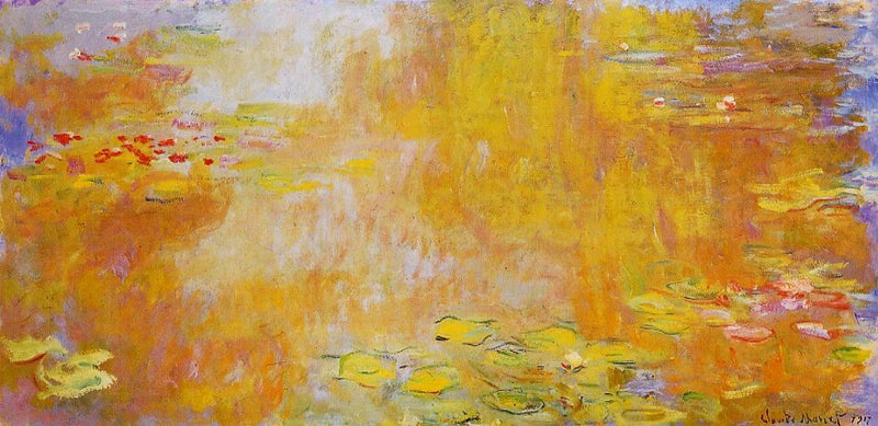 Waterlelies in Giverny, Nantes W1886 - Claude Monet