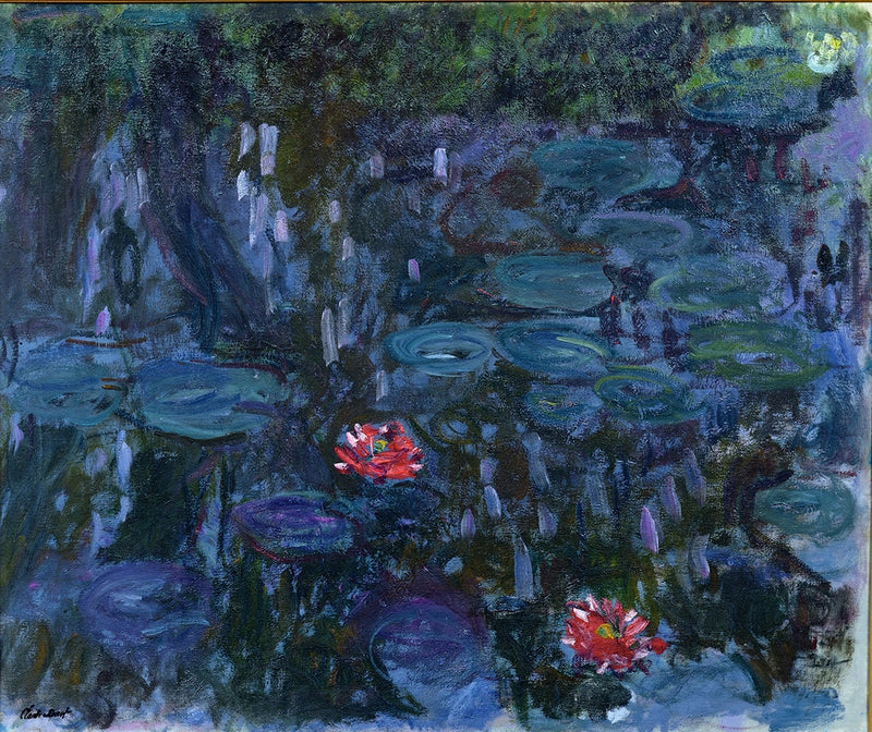 Waterlelies, wilgenreflecties, Marmottan W1859 - Claude Monet