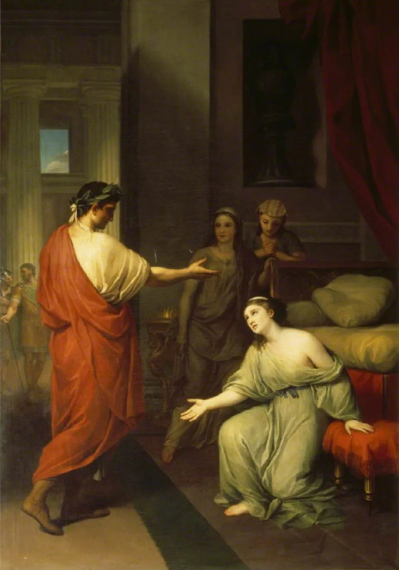 Octave en Cleopatra - Anton Raphael Mengs